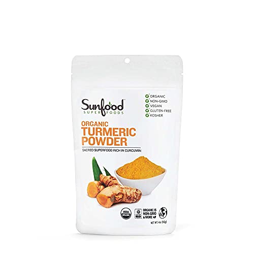SUNFOOD TURMERIC POWDER,OG2