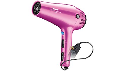 CONAIR 1875 Watt Cord Keeper Hair Dryer - Pink