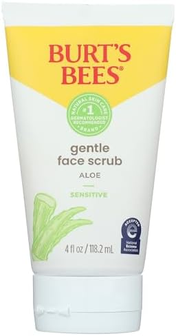 Burt's Bees Sensitive Solutions Gentle Face Scrub, 4 oz