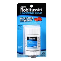 ROBITUSSIN LONG-ACTING COUGHGELS 20 CT