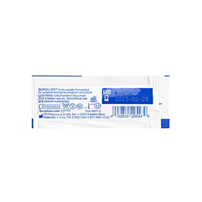 SURGILUBE STERILE FOILPAC 144X3GM