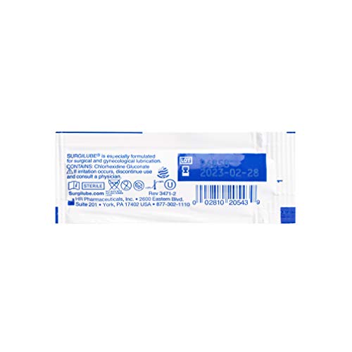 SURGILUBE STERILE FOILPAC 144X3GM