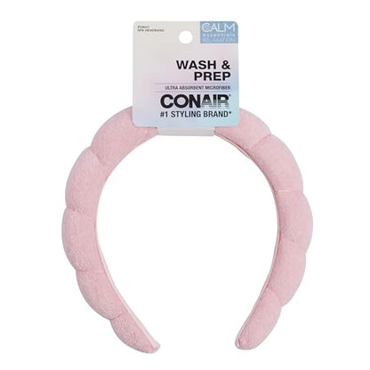 CONAIR Spa Bubble Polyester Headband - Pink