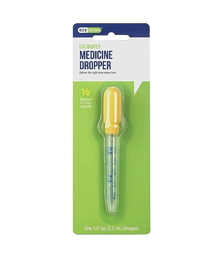 Ezy Dose Kids Oral Liquid Medicine Dropper  2.5mL/0.5 TSP Capacity  Calibrated