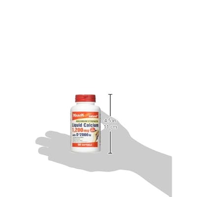 LIQ CALCIUM 1200MG W/D3 SGC 60CT MASON
