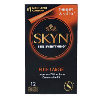 SKYN ELITE LARGE NON LATEX CONDOMS 12CT