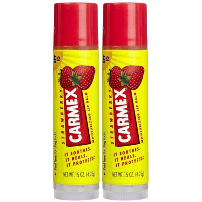 Carmex Lip Balm Stick Straw Berry Spf#15 0.15oz (12in)