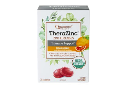 THERAZINC LOZ BLOOD ORANGE 18CT