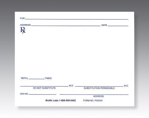 PRESCRIPTION PAD EA100 LEAVES