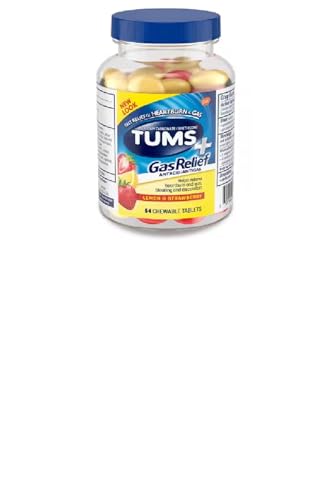 TUMS CHEWY BITES PLUS GAS LMN STBRY 28CT