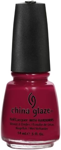 china glaze Nail Lacquer, Glossy Finish - Cozy Crimson