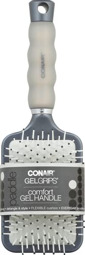 CONAIR Gelgrips Comfort Gel Handle Mid-Size Cushion Hair Brush - Assorted