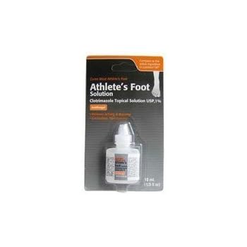 ATHLETES FOOT CLOTRIMAZOLE 1% SOL 10 ML