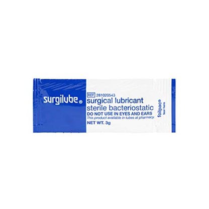 SURGILUBE STERILE FOILPAC 144X3GM