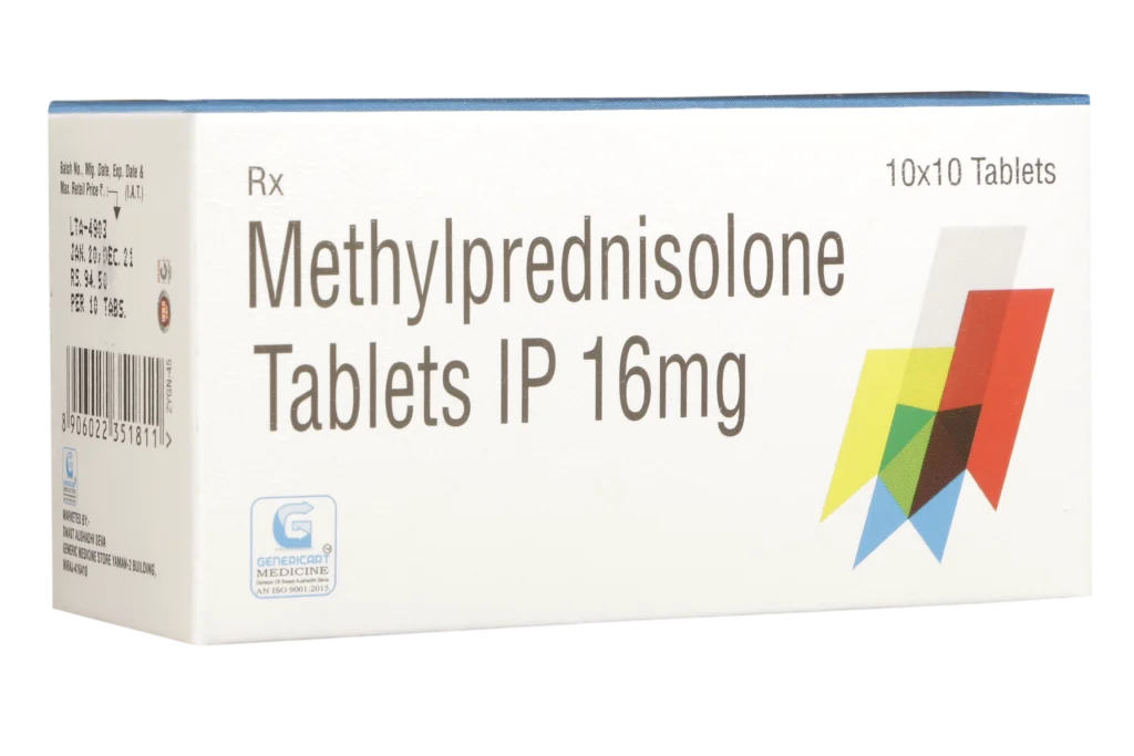 METHYLPREDNISOLONE TB 16MG 50