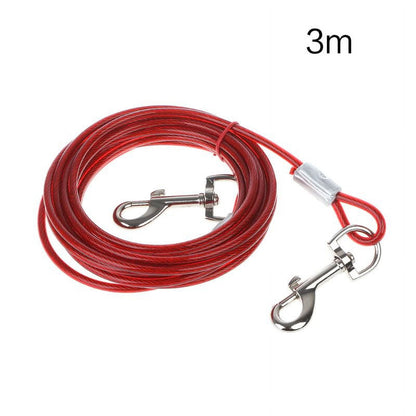 Pet King Tie-Out Line 12 Ft Leash, Assorted