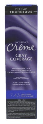 Loreal Excel Creme Color #7 Dark Blonde 1.74oz
