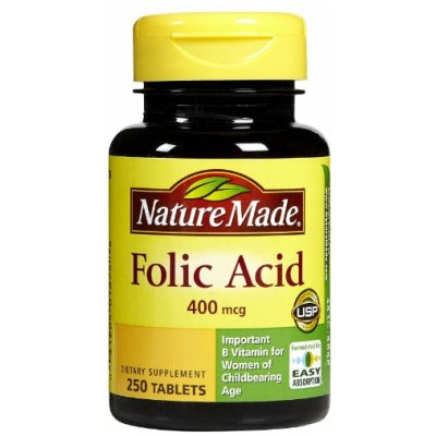 NAT B FOLIC ACID TB 0.4MG 250