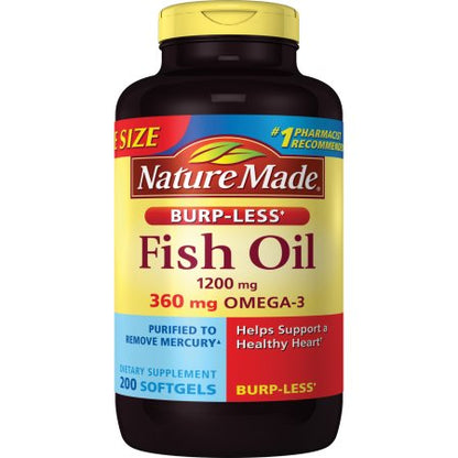 FISH OIL 1000MG EC GELCAP 180CT 21ST CEN