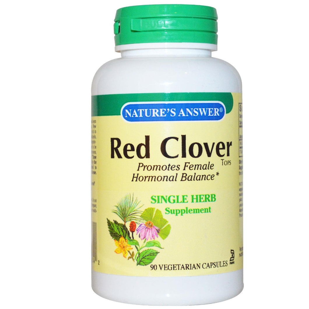 NATURE'S ANSWER RED CLOVER FLOWERING TOPS