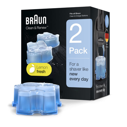 BRAUN CLEAN&RENEW LEMON CART KIT 2X5.7OZ