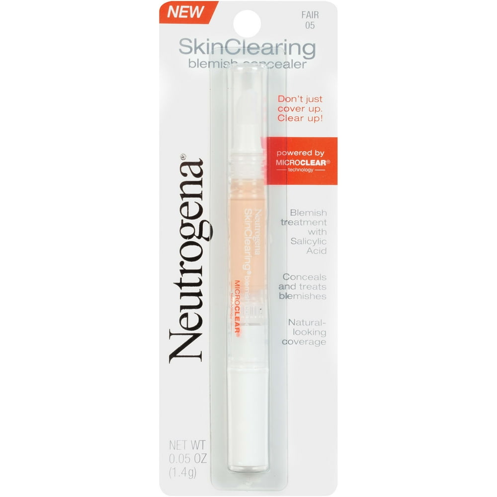 Neutrogena SkinClearing Blemish Concealer Makeup, Fair 05, .05 oz