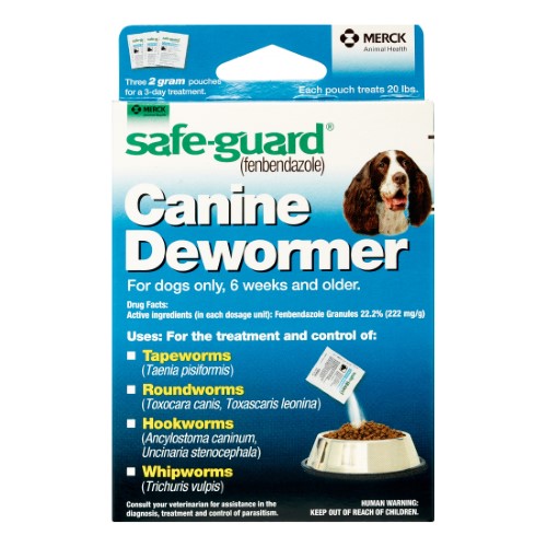 SAFEGUARD CANINE DEWORMER 1GM