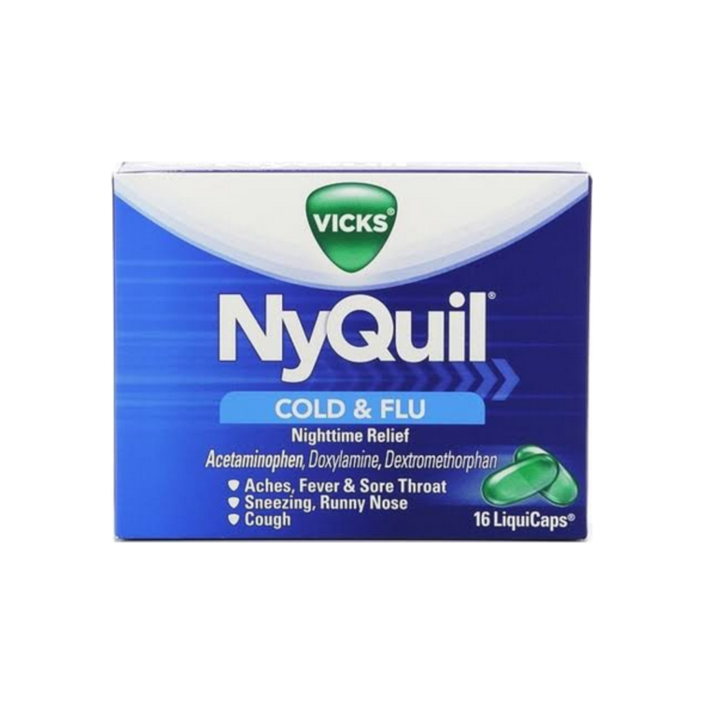 Vicks Nyquil Cold & Flu 8oz .