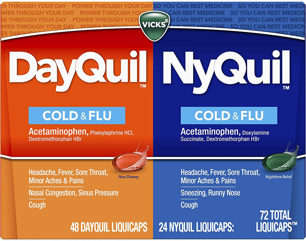 VICKS DAYQUIL C/F GC 48 LIQUICAPS