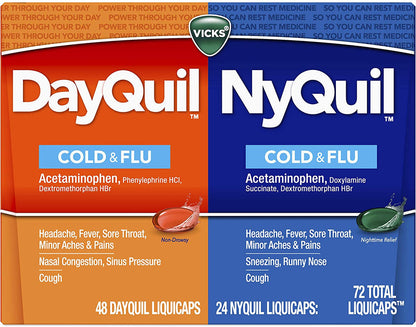 VICKS DAYQUIL C/F GC 48 LIQUICAPS