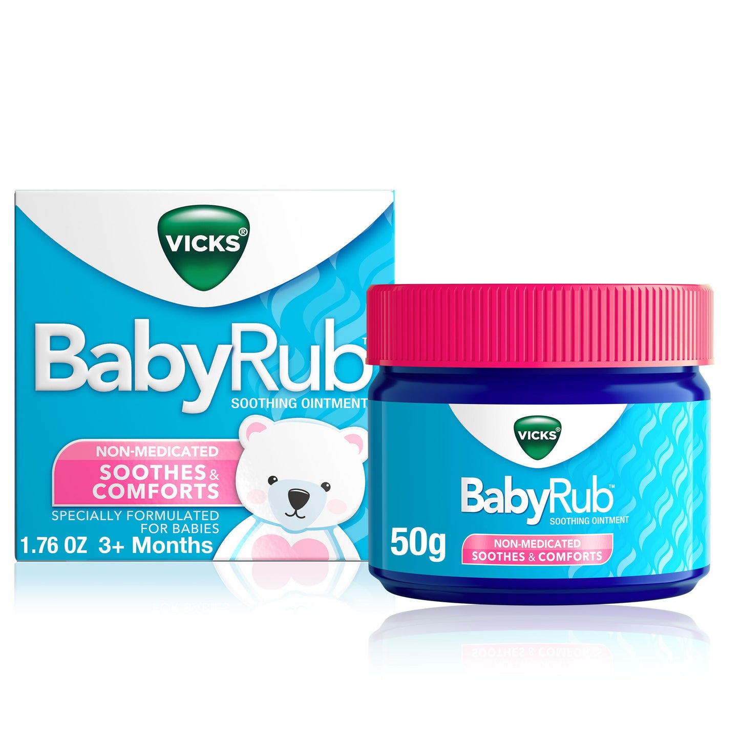 Vicks Babyrub Ointment 1.76oz Soothes & Comforts 3+ Months