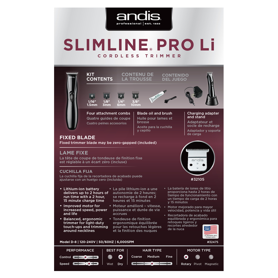 ANDIS SLIMLINE PROLITRIM#32685