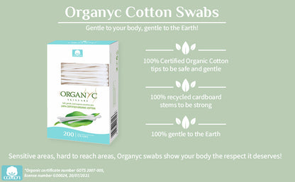 ORGANYC BEAUTY COTTON SWABS