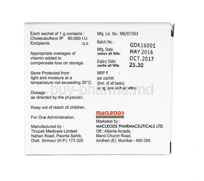 D3 CHOLECALCIFEROL GC 250MCG 100
