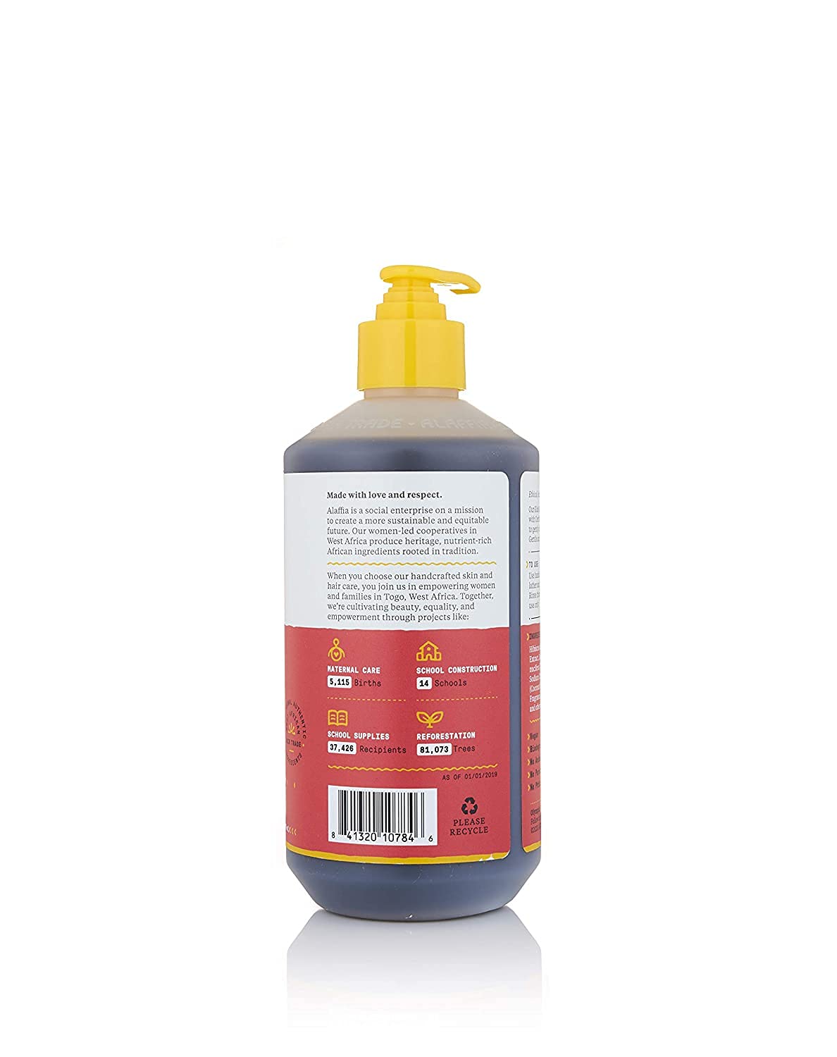 ALAFFIA BODY WASH COCONUT   32Z