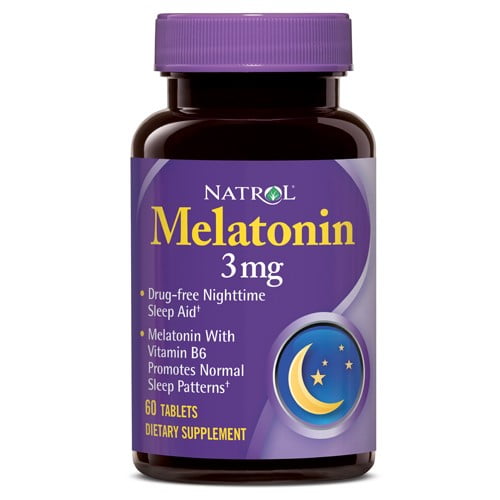NAT B MELATONIN TB 3MG 60 TR