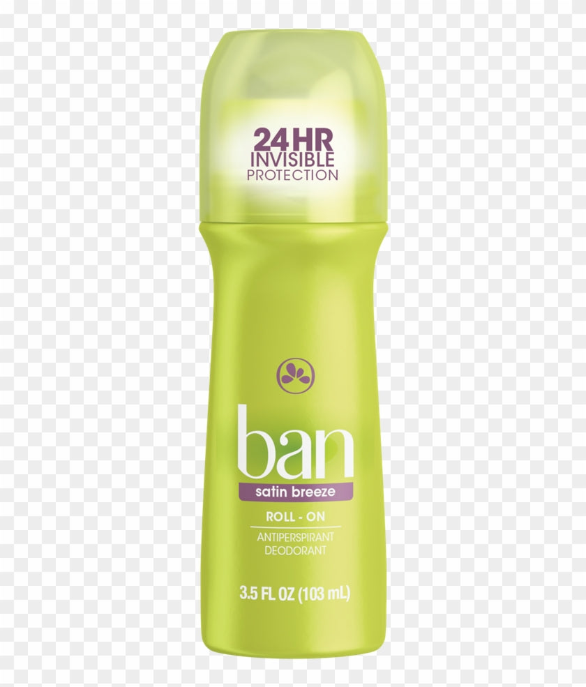 Ban Deodorant 3.5oz Roll-On 24 Hr Satin Breeze