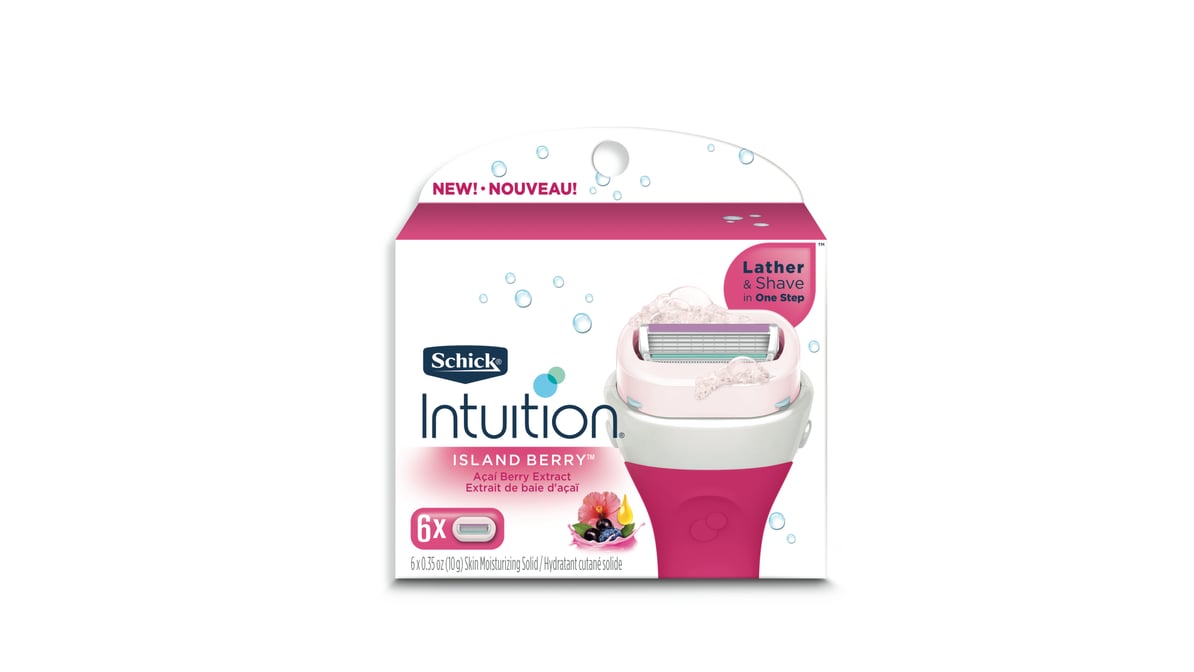 SCHICK INTUITION BERRY RAZOR 2CT