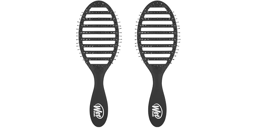 Wet Brush Ceramic Speed Dry Hair Brush - Black