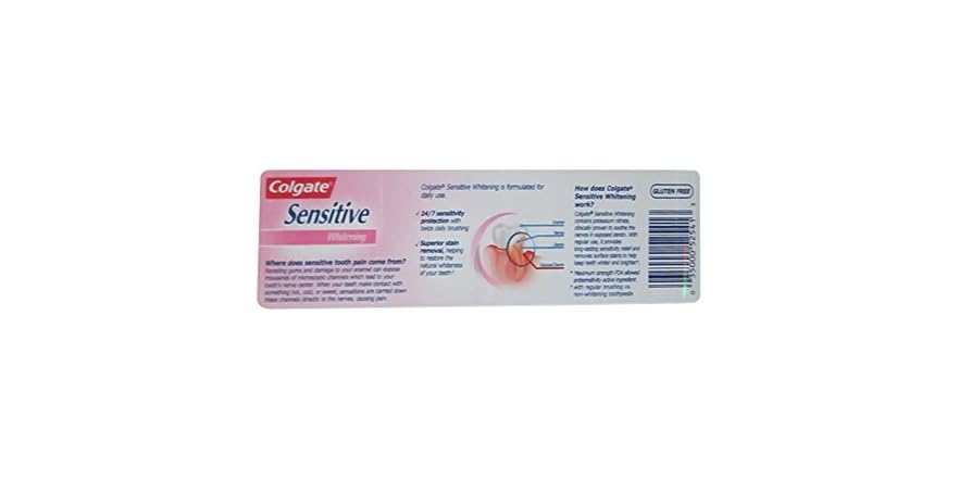 COLGATE SENSITIVE WHITENING PASTE 6OZ