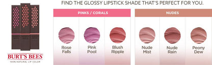 Burt's Bees Glossy Liquid Lipstick - Niagara Nude