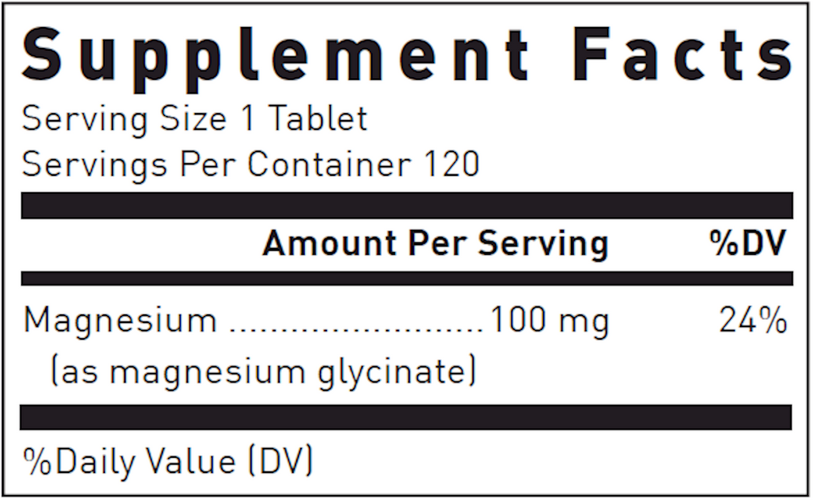 NT MAGNESIUM GLY CP 100MG 60 G/F