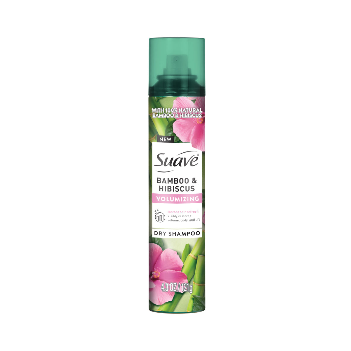 Suave Dry Shampoo Bamboo & Hibiscus Volumizing 4.3oz