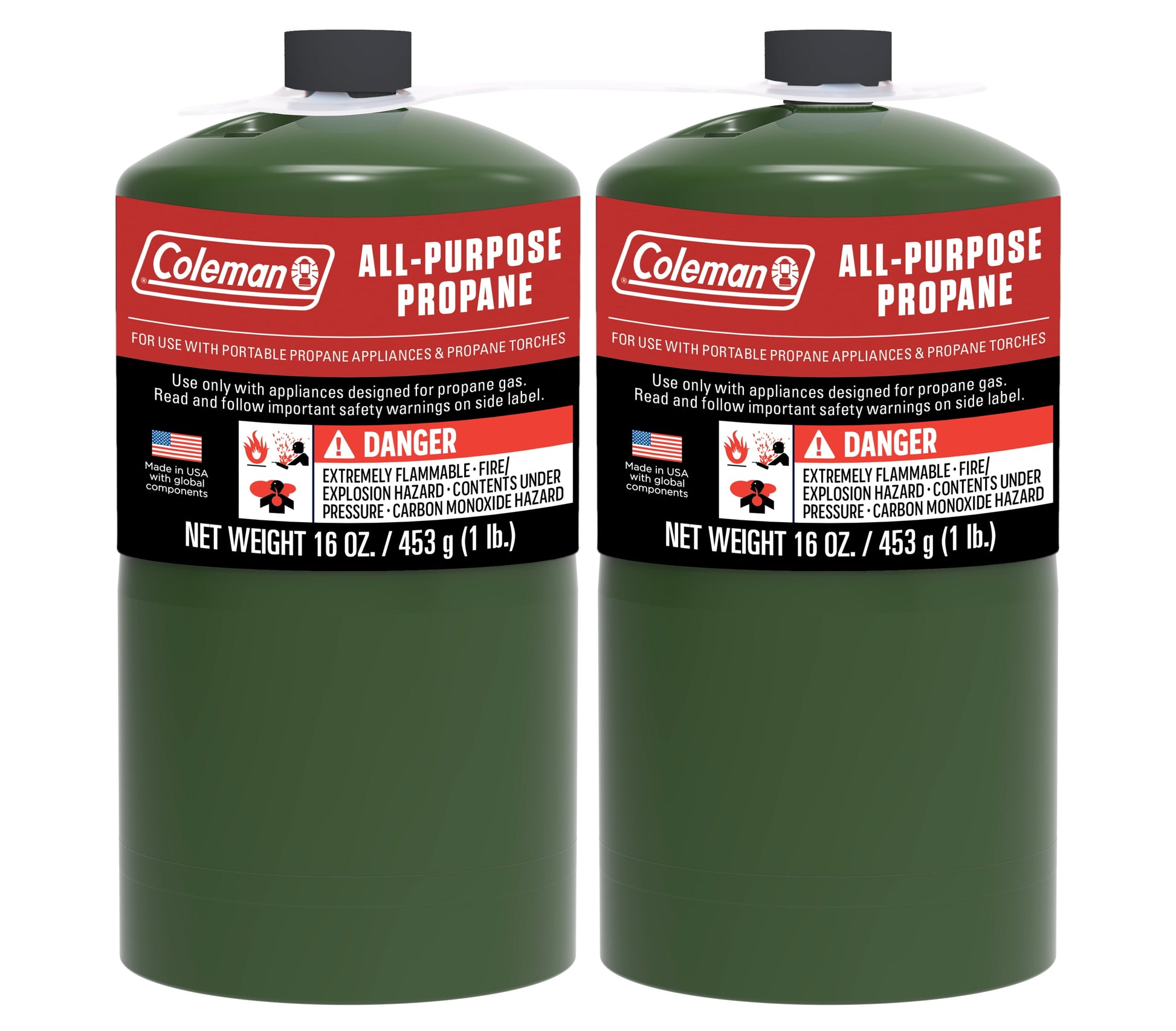 Coleman All-Purpose Propane Fuel Cylinder, 2 pack