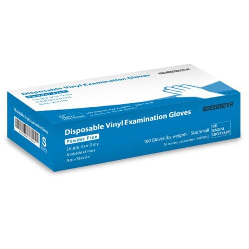 AB GLOVE VINYL EXAM XLARGE 100CT