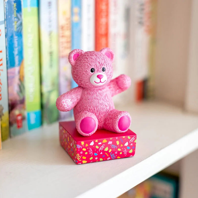 Build-A-Bear Pink Message Bear
