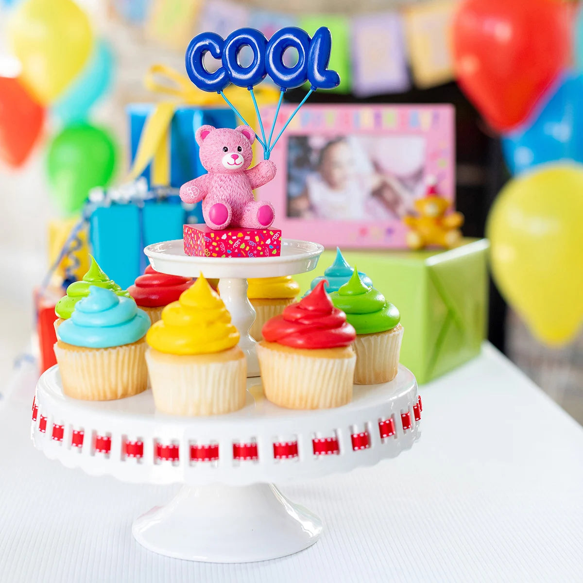 Build-A-Bear Pink Message Bear