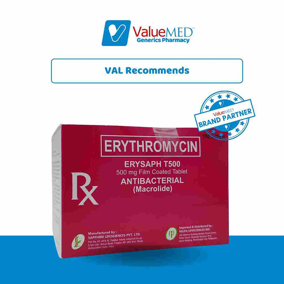 ERYTHROMYCIN TB 500MG 30