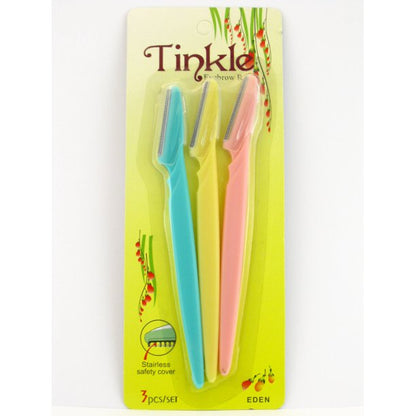 Tinkle Eyebrow Razor 3 Count .