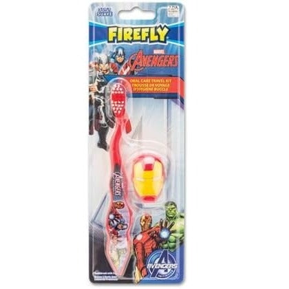 Firefly Toothbrush Avengers Iron Man W/Cap Soft (3in)